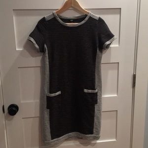 Gray tweed pencil dress sz medium
